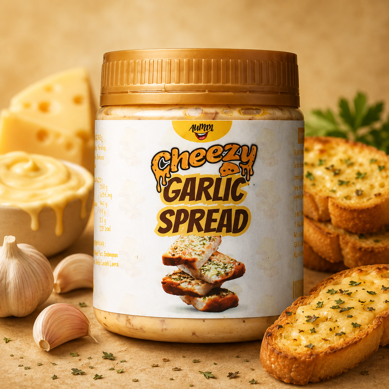 Cheezy Garlic Spread Intro